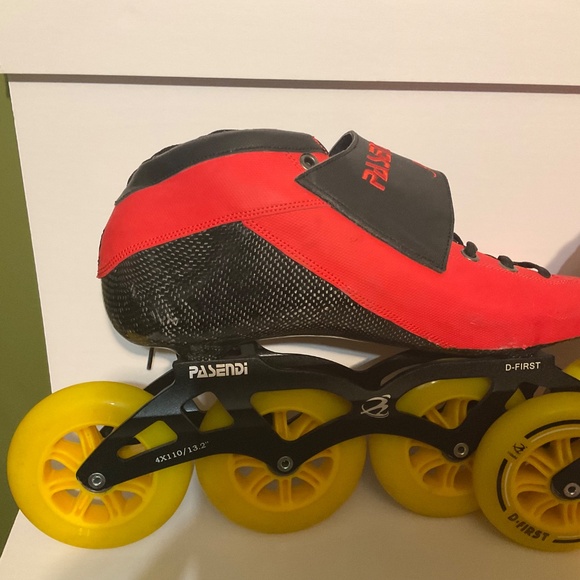 PASENDI Carbon Fiber Inline Speed Skates Sz 46, Worn Once - Picture 8 of 8